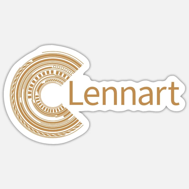 For Lennart - Sticker size S (10 x 10 cm) - white matte