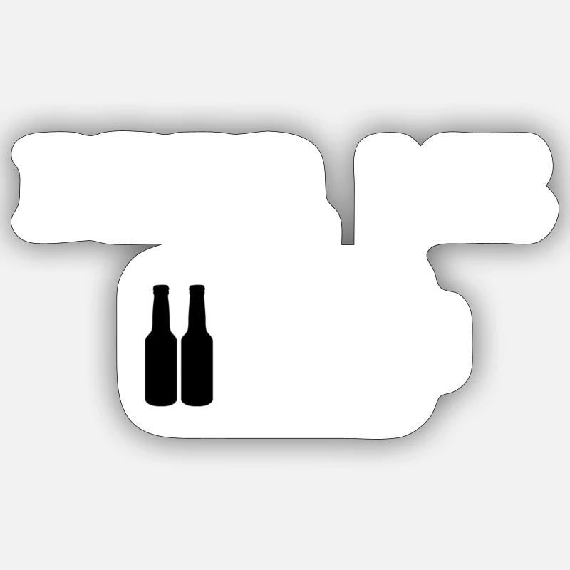 Beer me! - Sticker size S (10 x 10 cm) - white matte