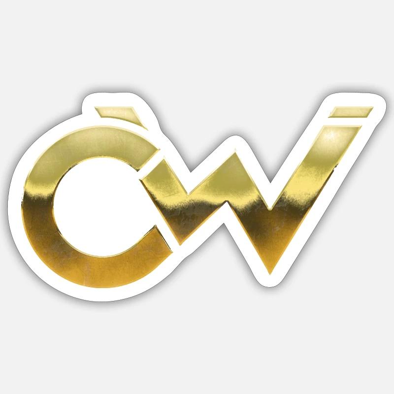 CW - Sticker Größe S (10 x 10 cm) - Mattweiß