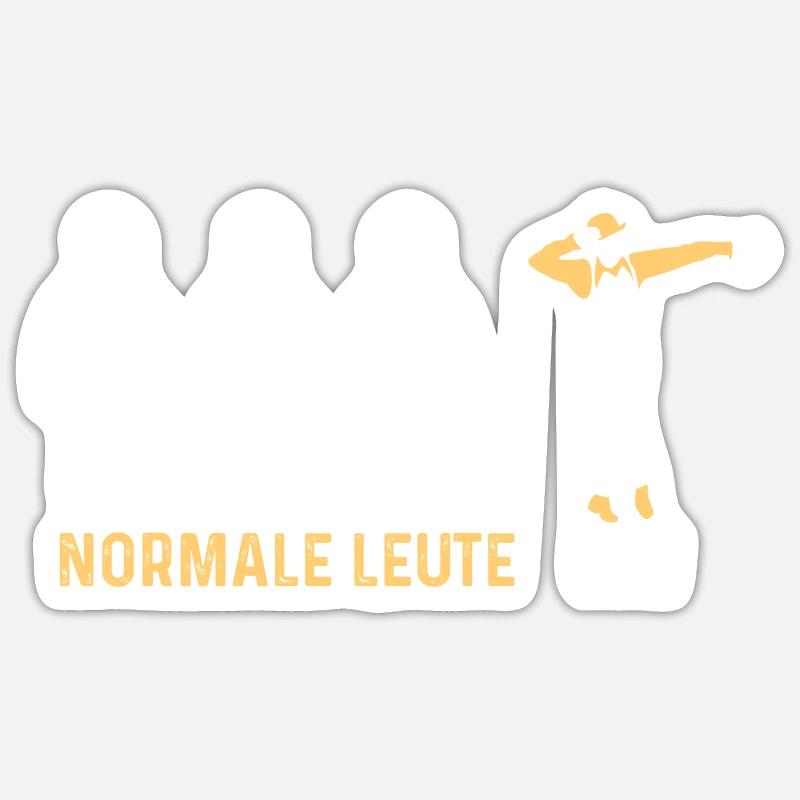 Dancer tap dance - Sticker size S (10 x 10 cm) - white matte