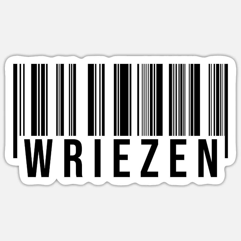 Wriezen Strichcode Sticker Größe S (10 x 10 cm)