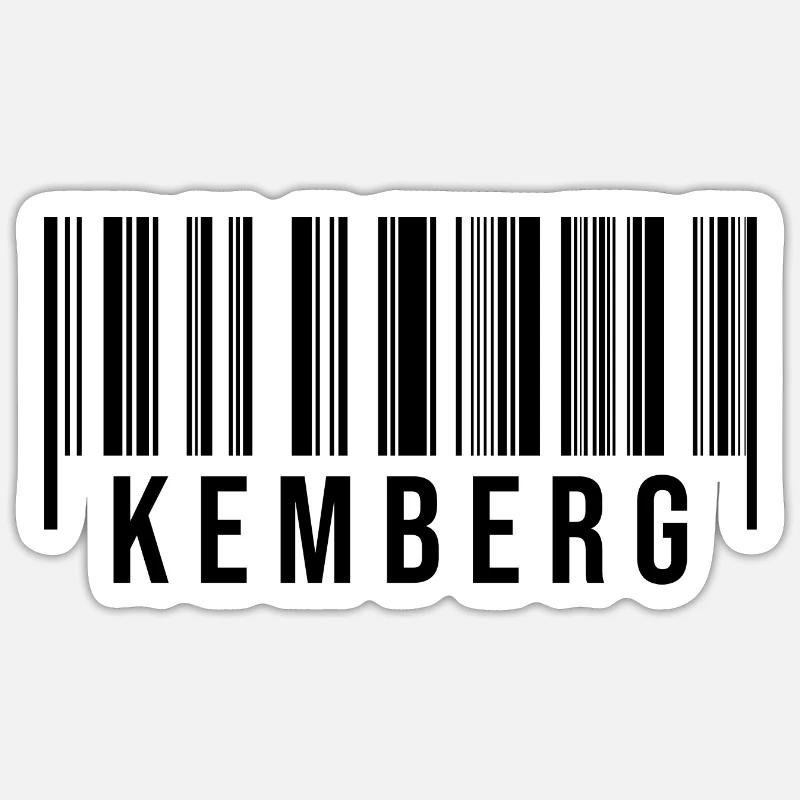 Kemberg Strichcode Sticker Größe S (10 x 10 cm)