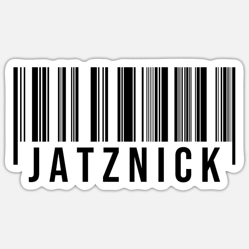 Jatznick Strichcode Sticker Größe S (10 x 10 cm)