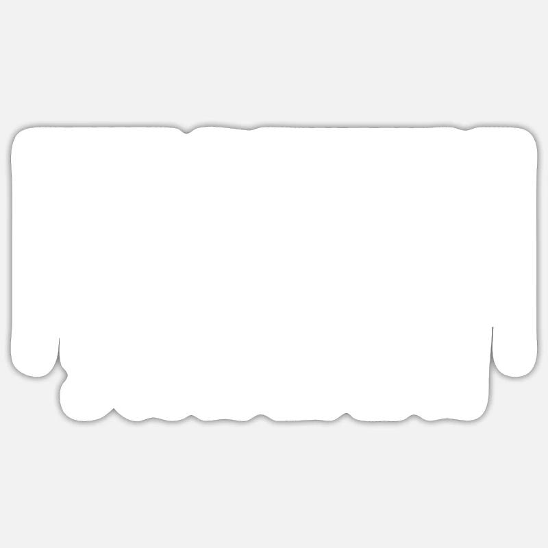 Jarmen Strichcode - Sticker Größe S (10 x 10 cm) - Mattweiß