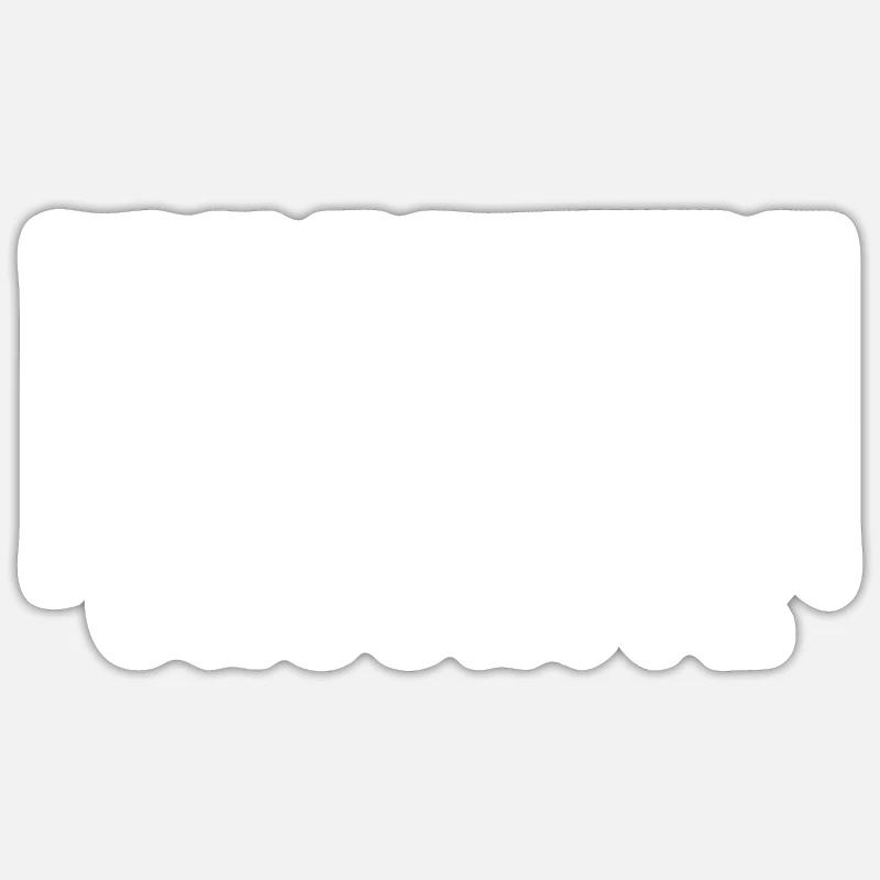 Sassnitz Strichcode - Sticker Größe S (10 x 10 cm) - Mattweiß