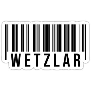 Wetzlar Westerwald - Sticker Größe S (10 x 10 cm) - Mattweiß - Vorne
