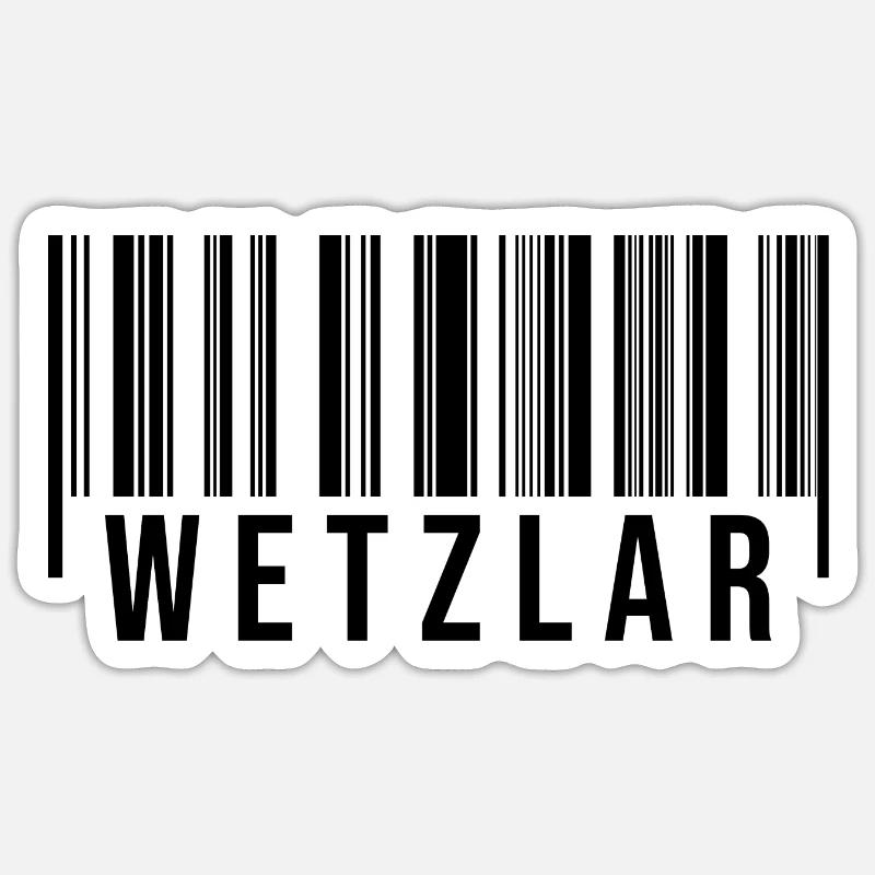 Wetzlar Westerwald - Sticker Größe S (10 x 10 cm) - Mattweiß