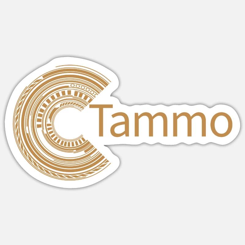 Pour Tammo - Sticker taille S (10 x 10 cm) - blanc mat