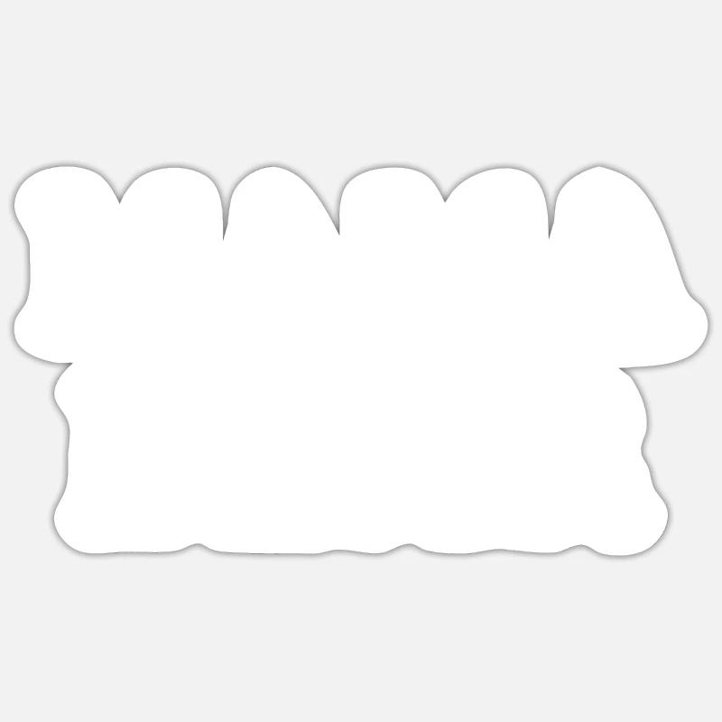 Mama bear - Sticker taille S (10 x 10 cm) - blanc mat