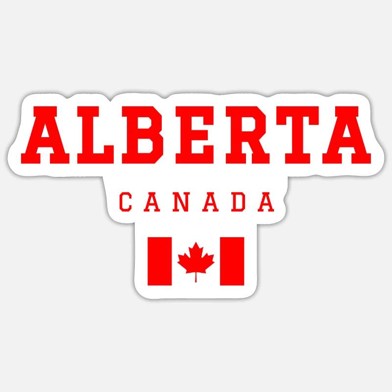 Alberta, Canada Sticker taille S (10 x 10 cm)