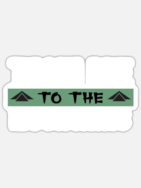 Bergwandern alpin Bergtour Bergsteiger Gipfel - Sticker Größe S (10 x 10 cm) - Mattweiß