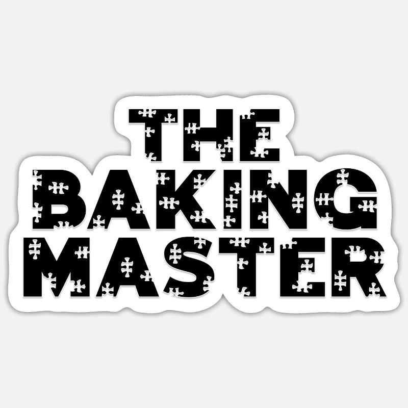 The Snowy Baking Master Sticker size S (10 x 10 cm)