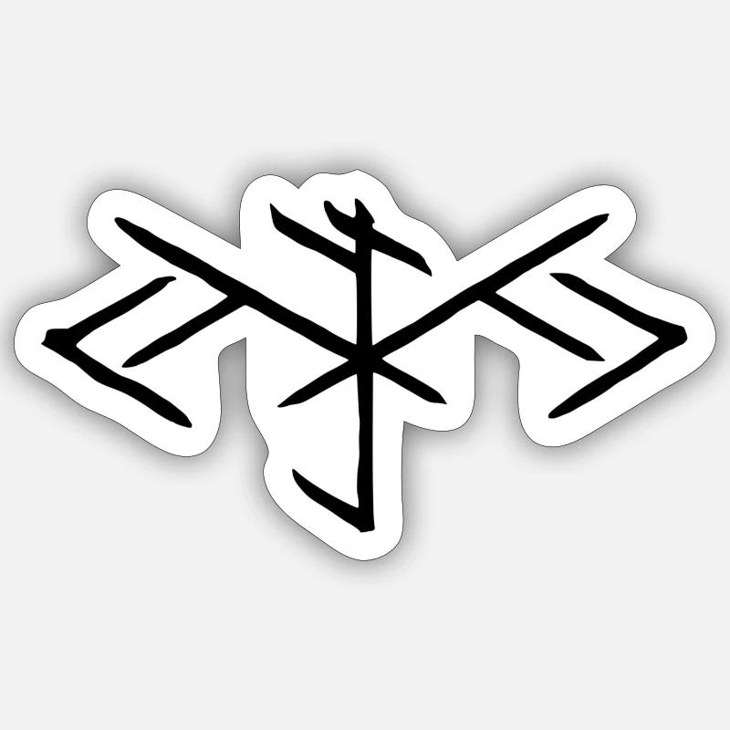 Logo Bindrune Sticker taille S (10 x 10 cm)