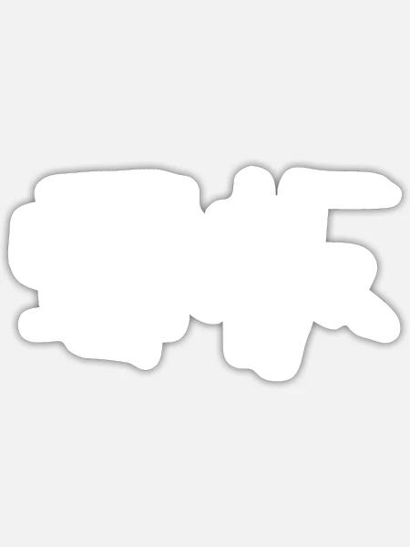 Snowboard (Sport) Chinesisch - Sticker Größe S (10 x 10 cm) - Mattweiß