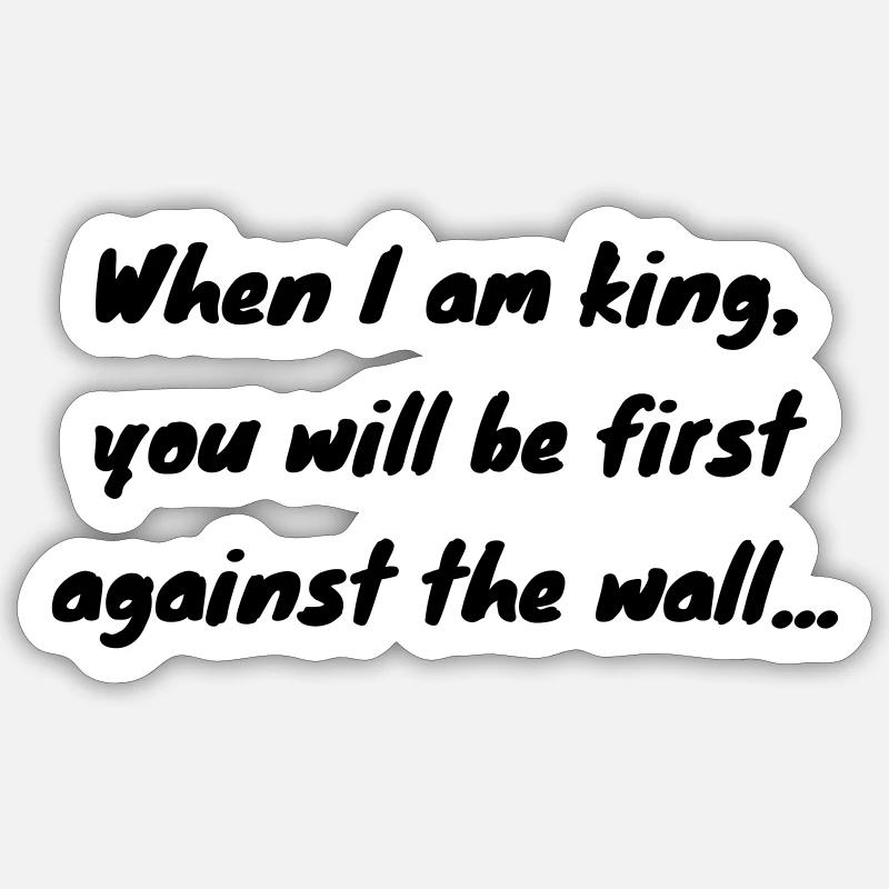 Paranoid Android - Rock - Punk - Sticker taille S (10 x 10 cm) - blanc mat