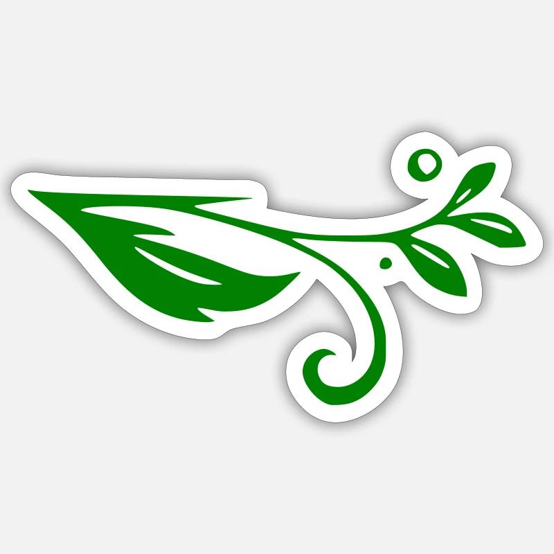 Vigne s’épanouit Sticker taille S (10 x 10 cm)