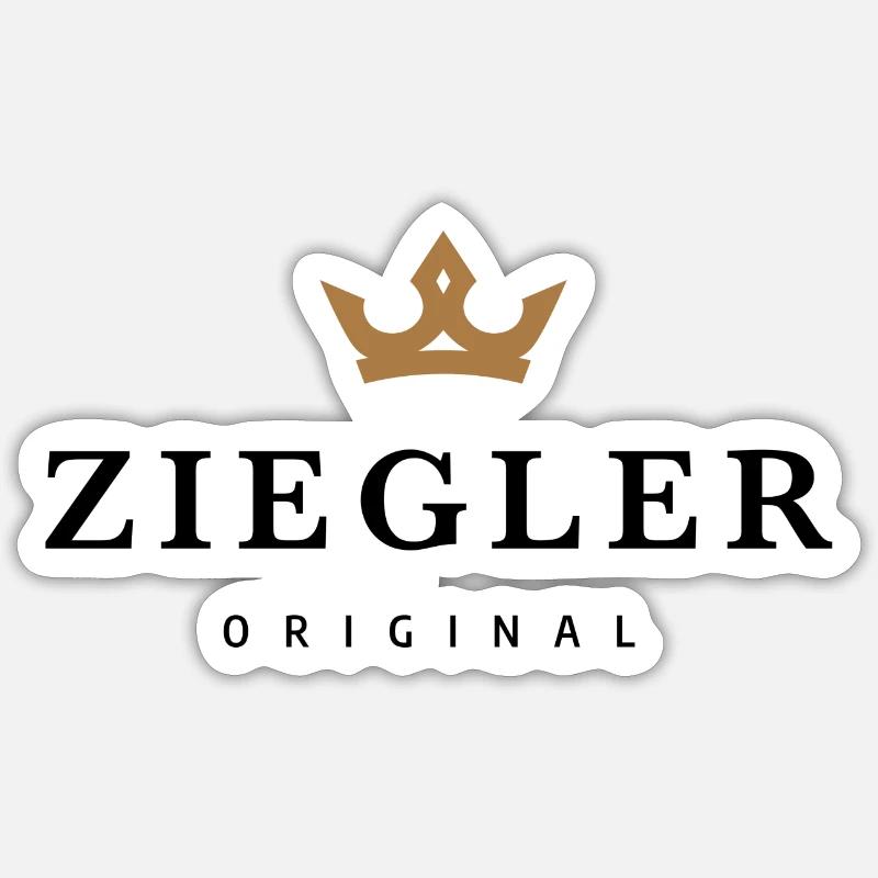 Ziegler - Sticker taille S (10 x 10 cm) - blanc mat