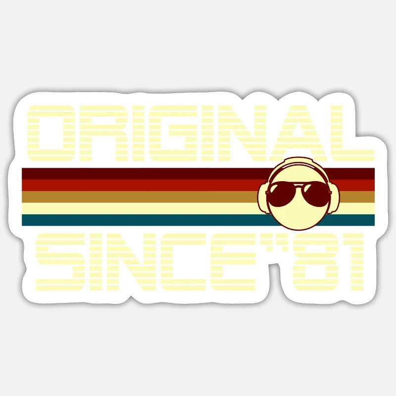 Since 81 Sticker size S (10 x 10 cm)