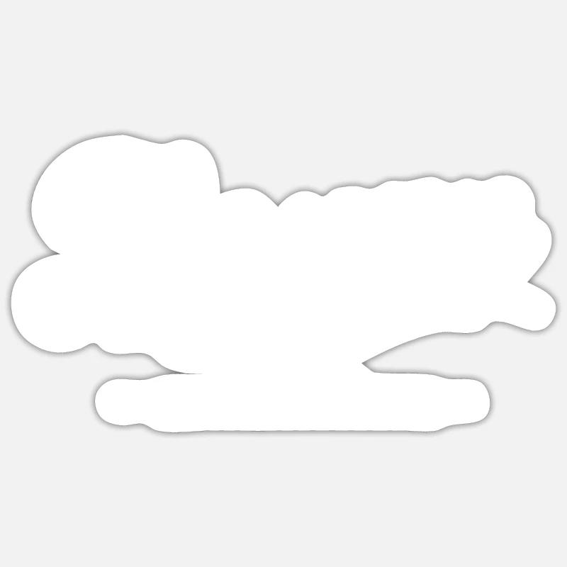 Royan - Charente-Maritime - Sticker taille S (10 x 10 cm) - blanc mat