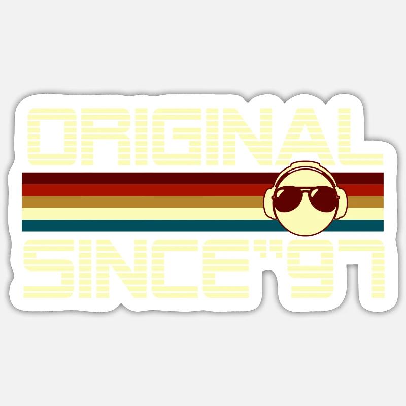 Since 97 - Sticker size S (10 x 10 cm) - white matte