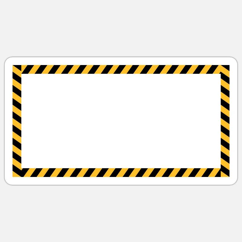 Caution Does Not Play Well With Others Warnung Sticker Größe S (10 x 10 cm)