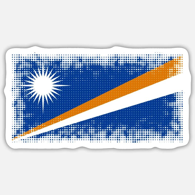 Marshallinseln als Marshallinseln Sticker Größe S (10 x 10 cm)