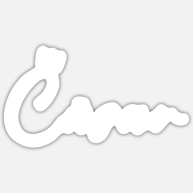 Nom César avec C Nom de garçon Naissance Bébé Garçon Sticker taille S (10 x 10 cm)