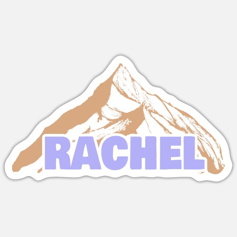 Idée cadeau Rachel - Sticker taille S (10 x 10 cm) - blanc mat