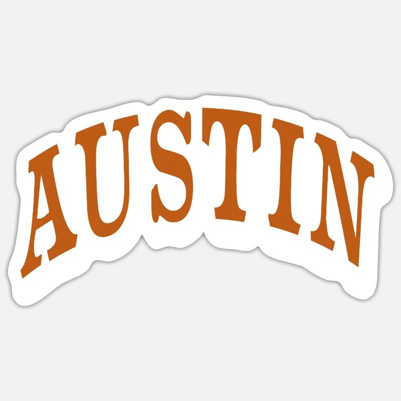 Austin Sticker Größe S (10 x 10 cm)