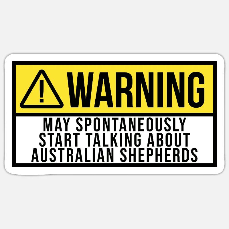 Australian Shepherd Sticker size S (10 x 10 cm)