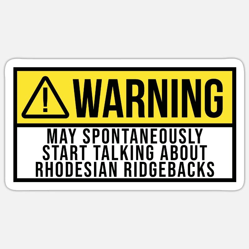 Rhodesian Ridgeback Sticker size S (10 x 10 cm)