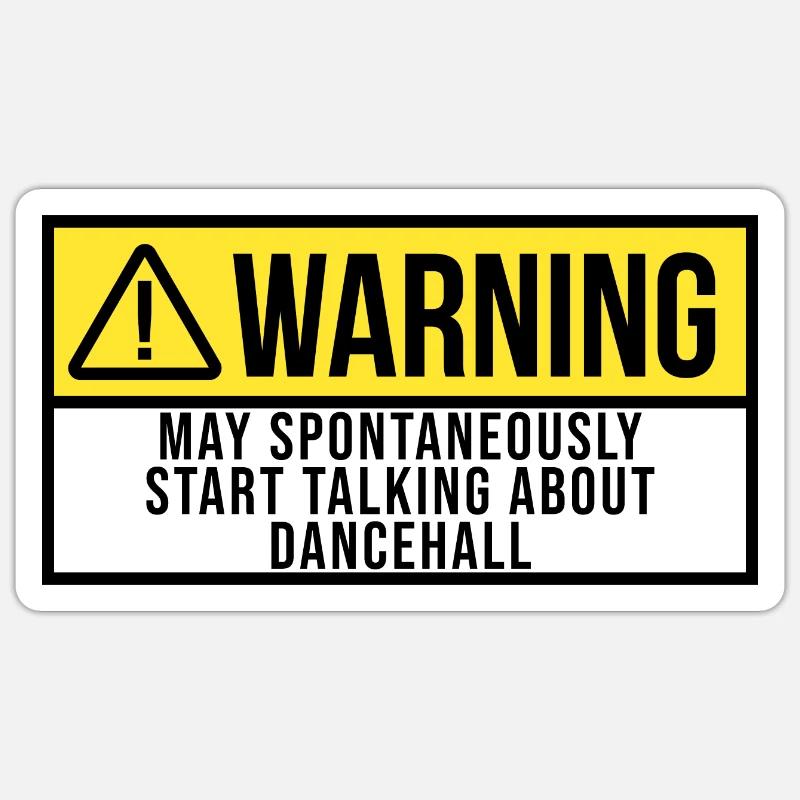 Dancehall Sticker size S (10 x 10 cm)