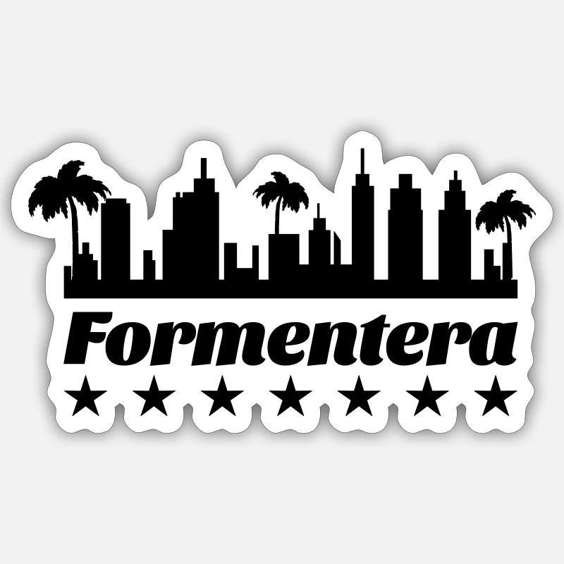 Formentera Sticker size S (10 x 10 cm)