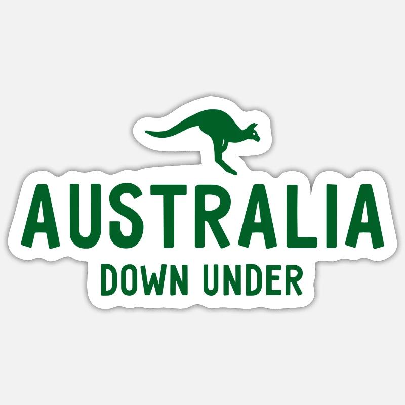 Australia - Down Under - Australia - Kangaroo Sticker size S (10 x 10 cm)