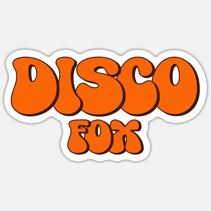 Disco Fox Dance Danseuse Discothèque Discofox Dancing Sticker taille S (10 x 10 cm)
