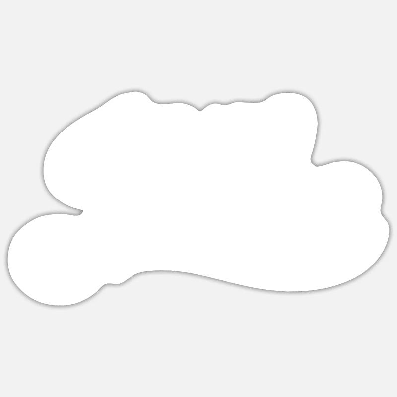 Judo - Sticker taille S (10 x 10 cm) - blanc mat