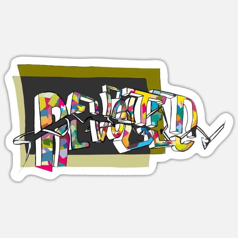 Sticker Größe S (10 x 10 cm) - 