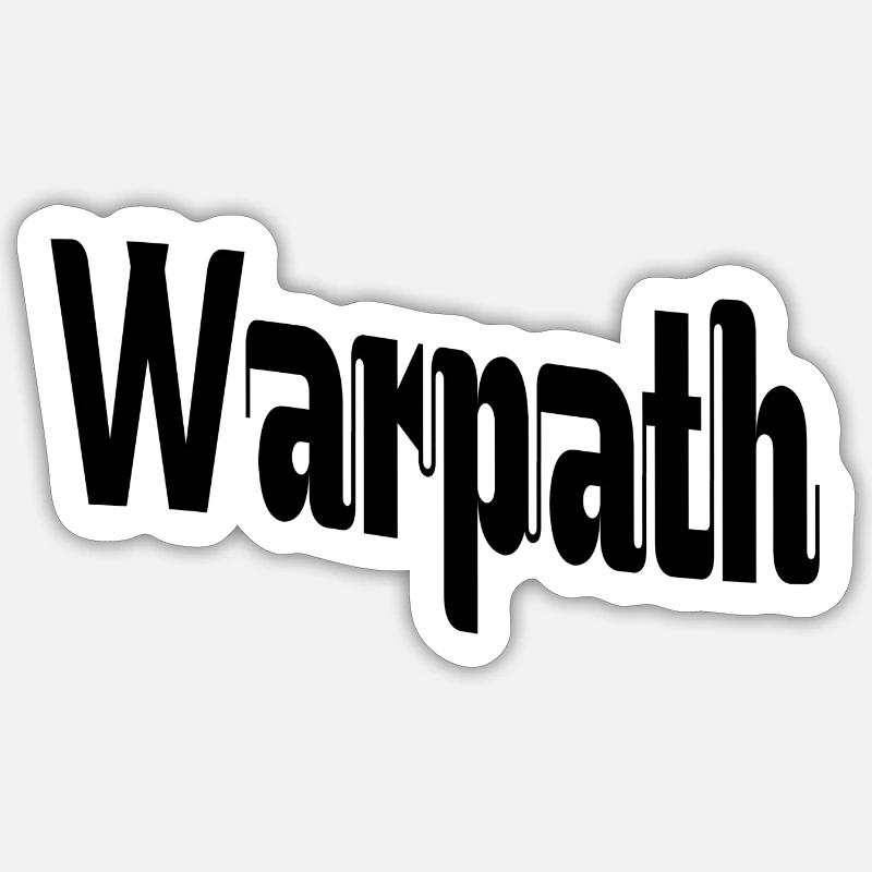 Warpath Sticker taille S (10 x 10 cm)