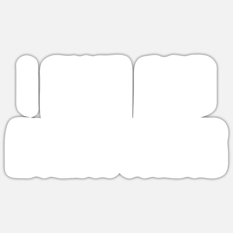 I Owe God Everything - Sticker size S (10 x 10 cm) - white matte