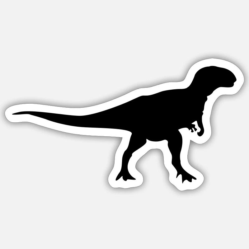 dinosaure Sticker taille S (10 x 10 cm)