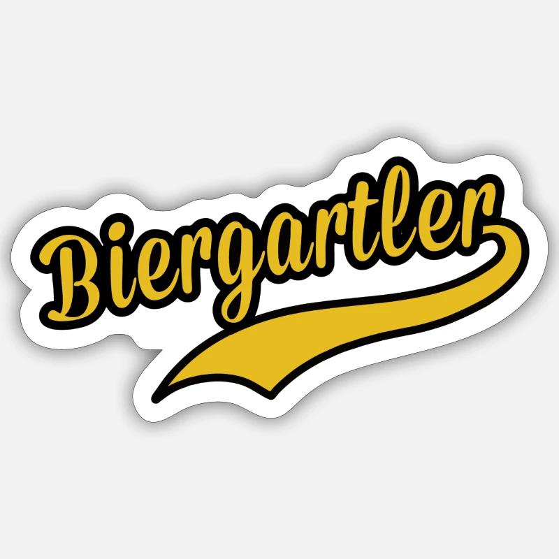 Biergartler - Biergartler - Biergarter - Houblon Sticker taille S (10 x 10 cm)