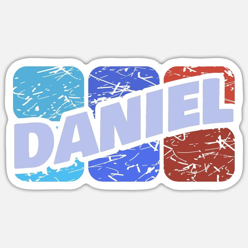 Daniel as Daniel - Sticker size S (10 x 10 cm) - white matte
