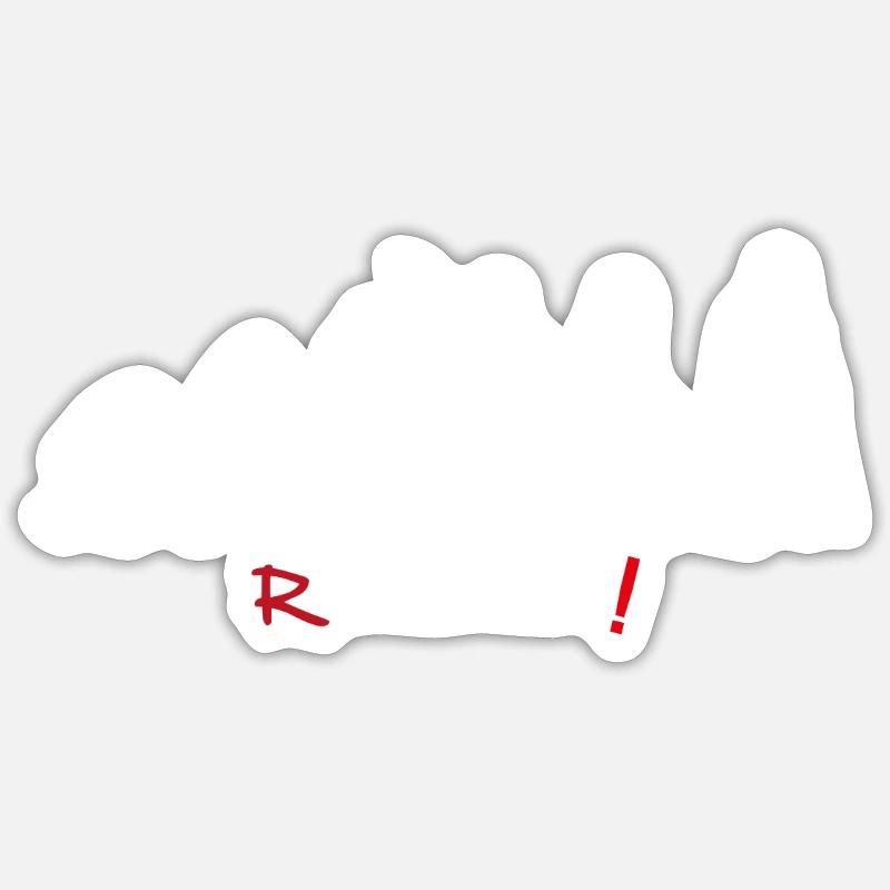 Revolution - Evolution Man Fun Twist 18 Sticker Größe S (10 x 10 cm)