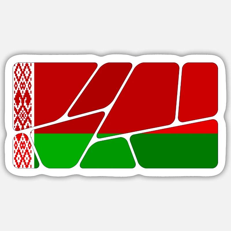 Belarus Belarus - Sticker size S (10 x 10 cm) - white matte