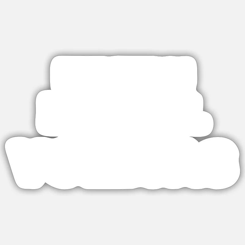 Une équipe, un objectif : à fond Sticker taille S (10 x 10 cm)