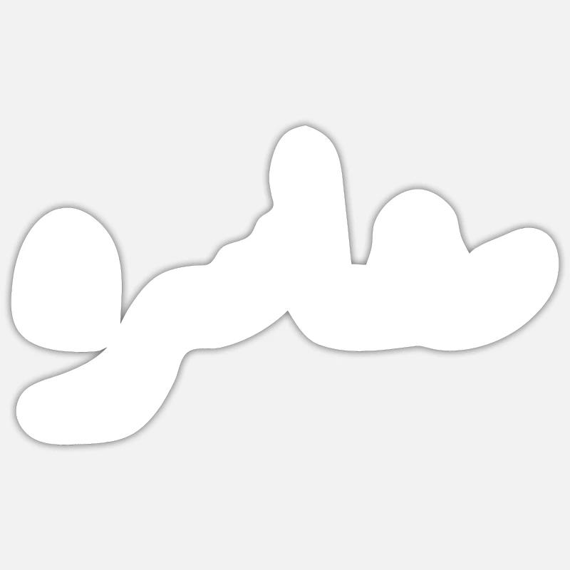Moghamara en arabe - aventure - Sticker taille S (10 x 10 cm) - blanc mat