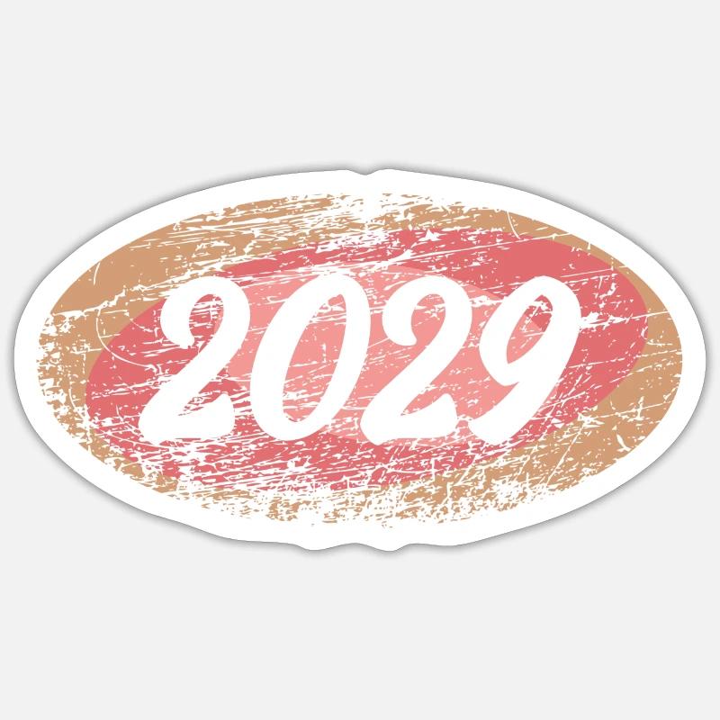 2029 - Sticker size S (10 x 10 cm) - white matte