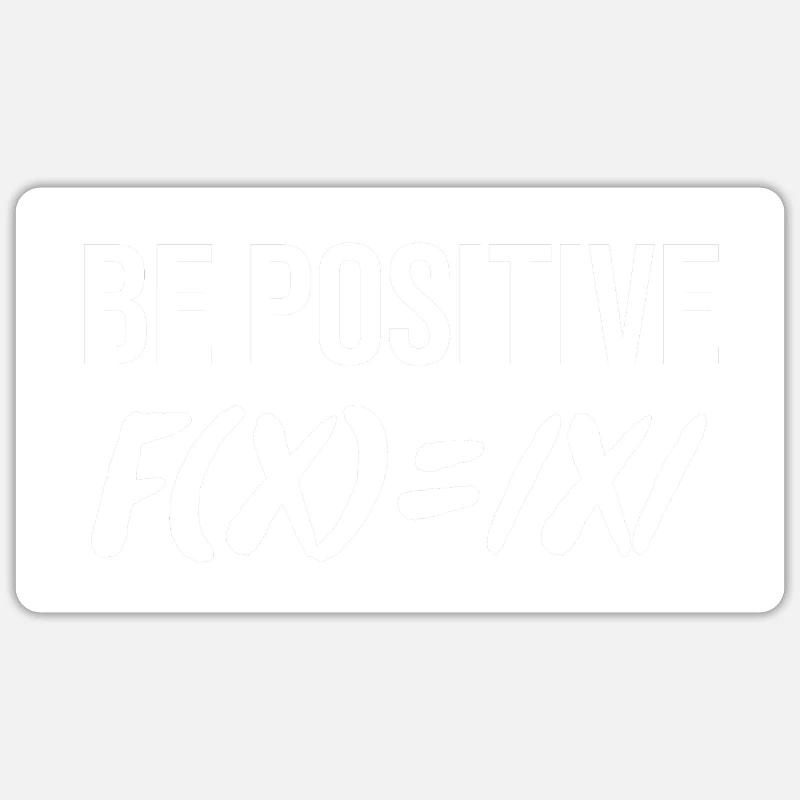 Mathematics - Sticker size S (10 x 10 cm) - white matte