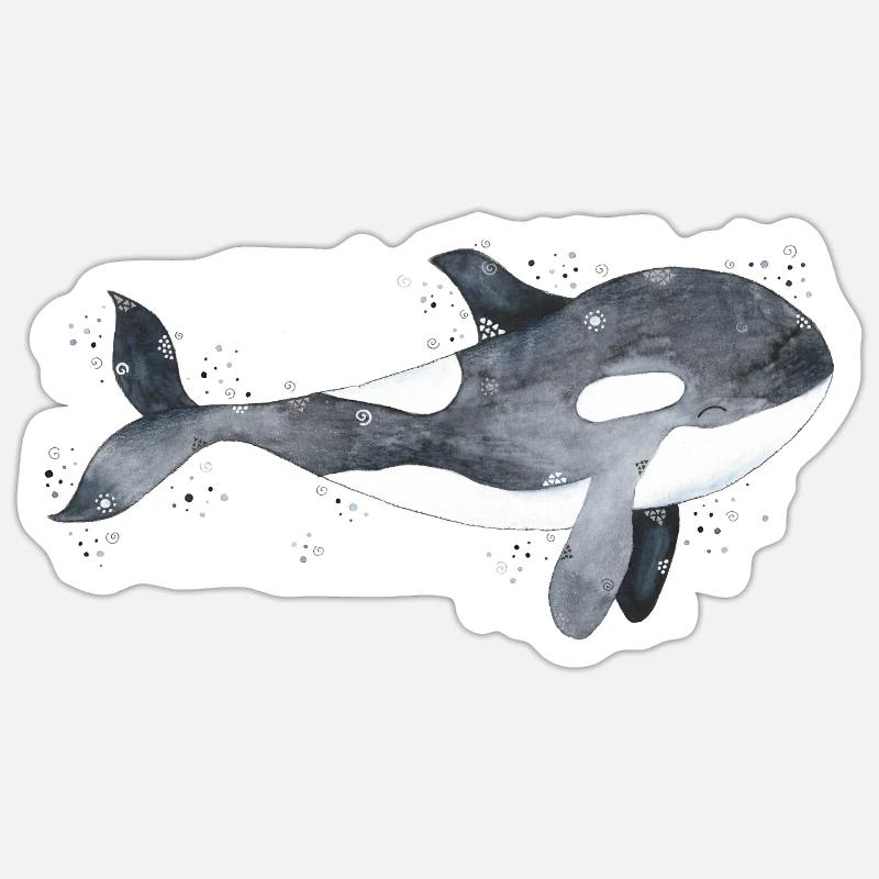 Orca Sticker Größe S (10 x 10 cm)