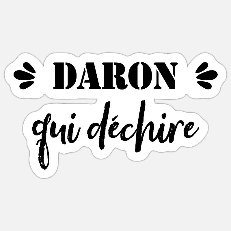 Daron Who's Ripping - Sticker size S (10 x 10 cm) - white matte